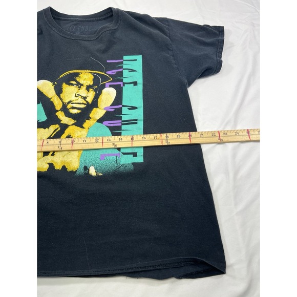 Vintage Ice Cube Rap‎ Graphic Tshirt Black Size Large Hip Hop 90's - Picture 5 of 6
